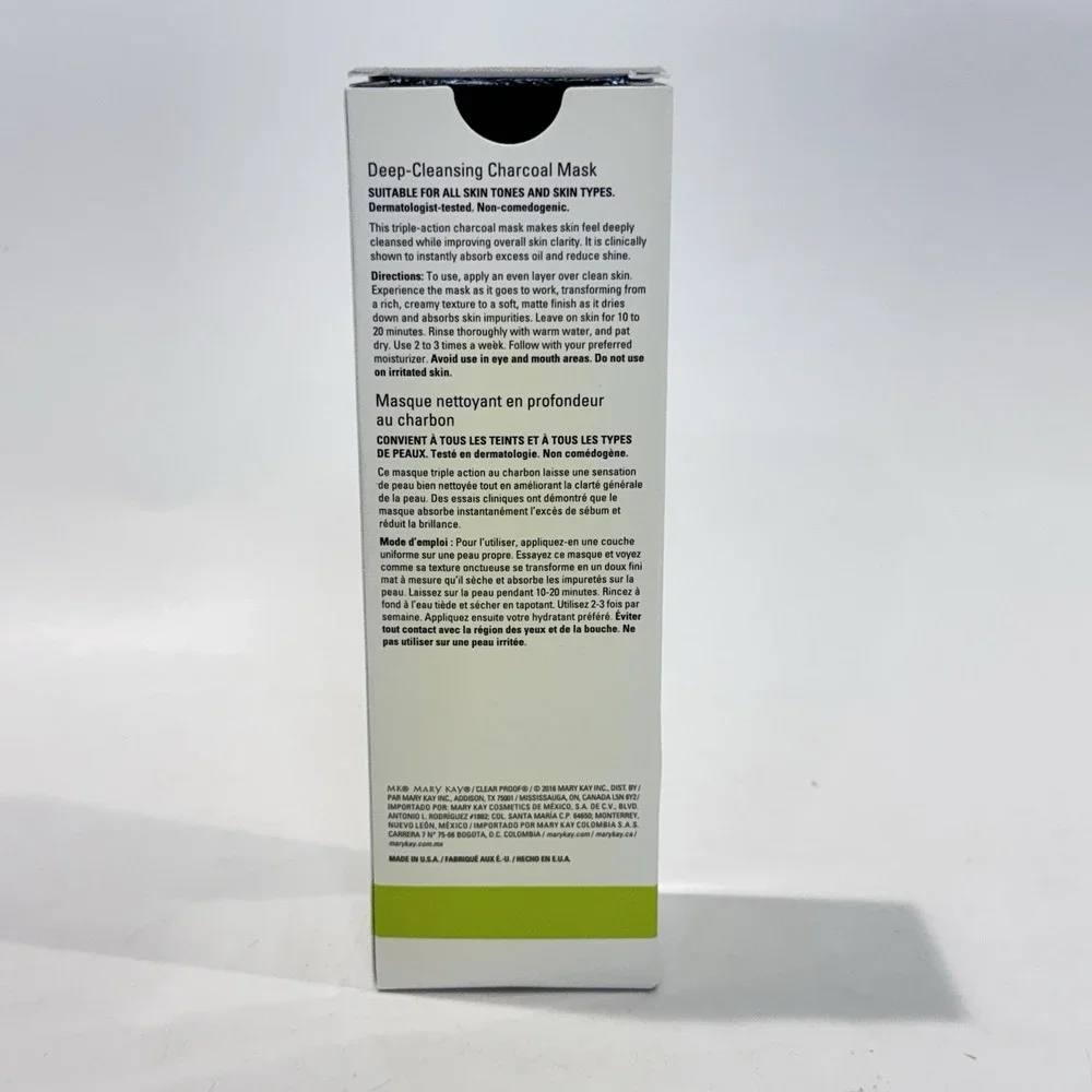 Mary Kay Clearproof Deep-Cleansing Charcoal Mask for Clogged Pores 4oz New IOB